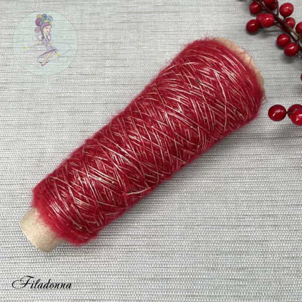 Пряжа с пайетками и бисером